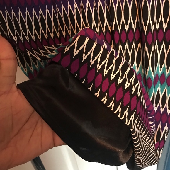 Laundry -Design V-Neck MultiColoured Lined Dress - Picture 4 of 5